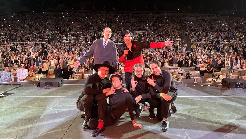 sparks concert review hollywood bowl edgar wright ron russell mael