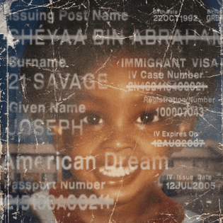 Cover art for ​american dream by 21 Savage