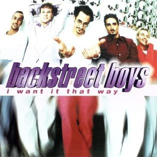 Cover art for I Want It That Way by Backstreet Boys